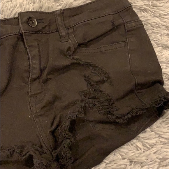 Black Jean Shorts - Picture 4 of 5